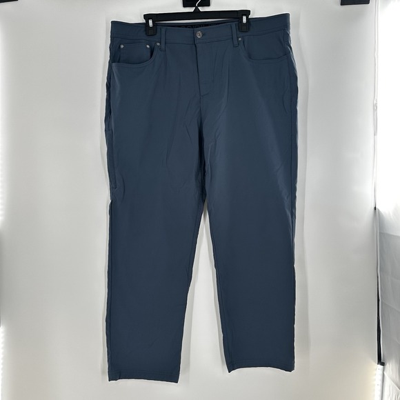 GERRY Hiking Pants Mens 38x29 Nylon Stretch‎ Travel Fishing Outdoor Blue - Picture 1 of 15